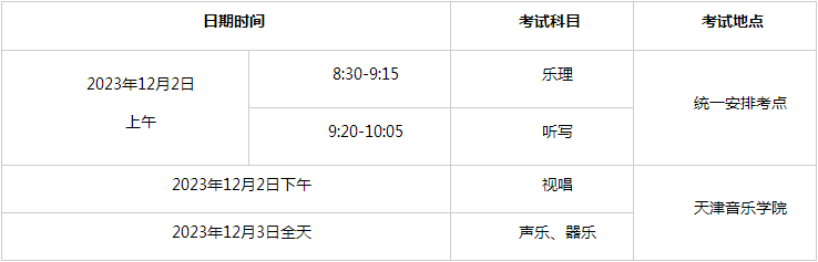 2024年天津高考艺术类专业报名及考试安排 2024年天津高考艺术类专业报名及考试安排